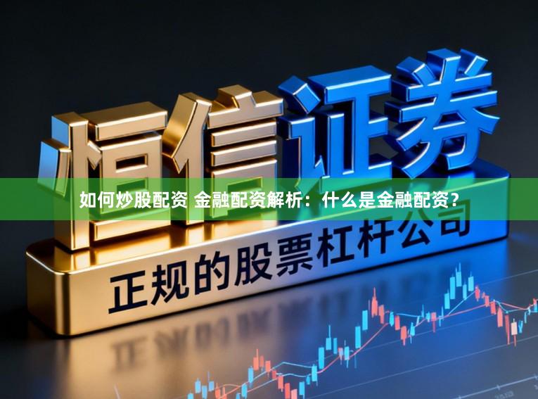 如何炒股配资 金融配资解析：什么是金融配资？
