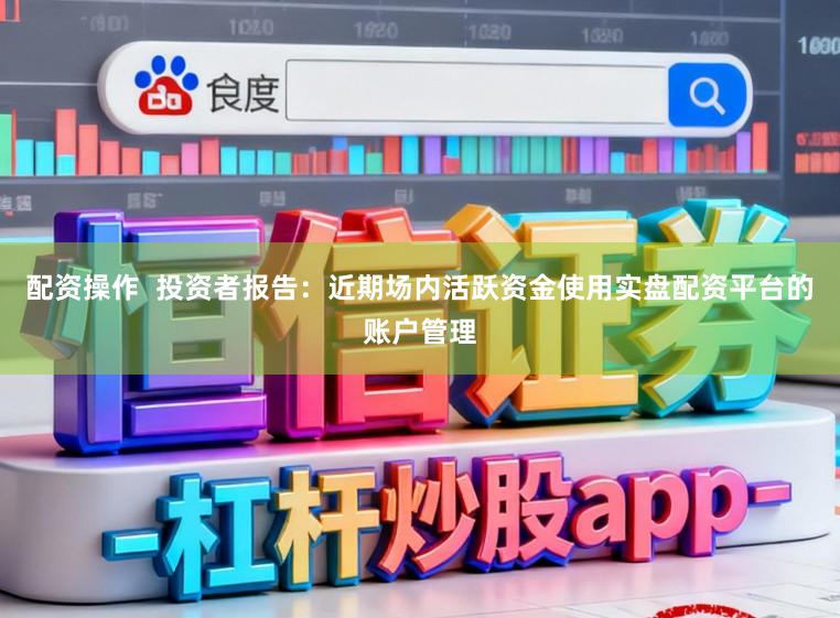 配资操作  投资者报告：近期场内活跃资金使用实盘配资平台的账户管理